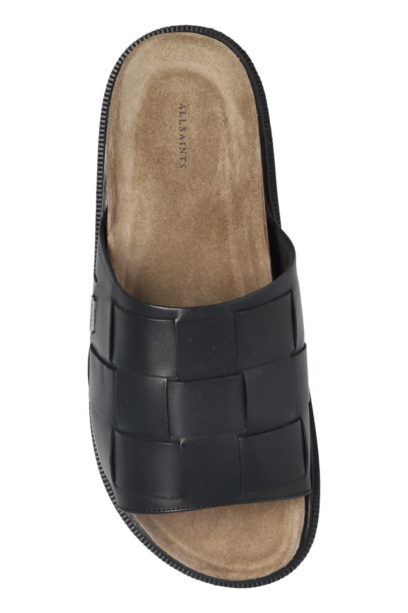 AllSaints 'Randal' leather slides | Men's | Vitkac